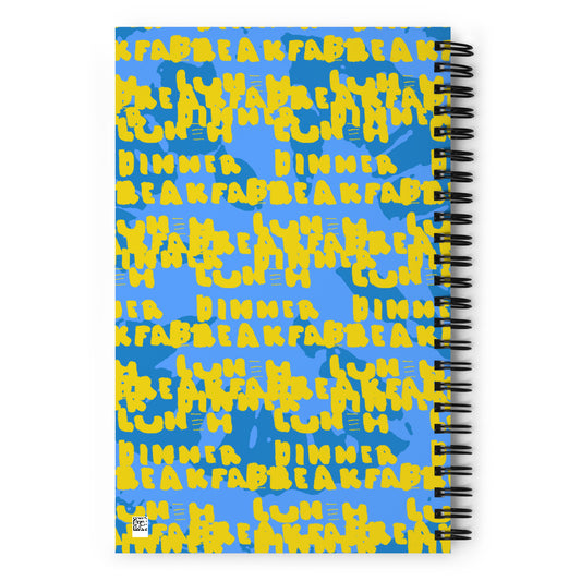 Recipe (Breakfast, Lunch, Dinner) Spiral notebook