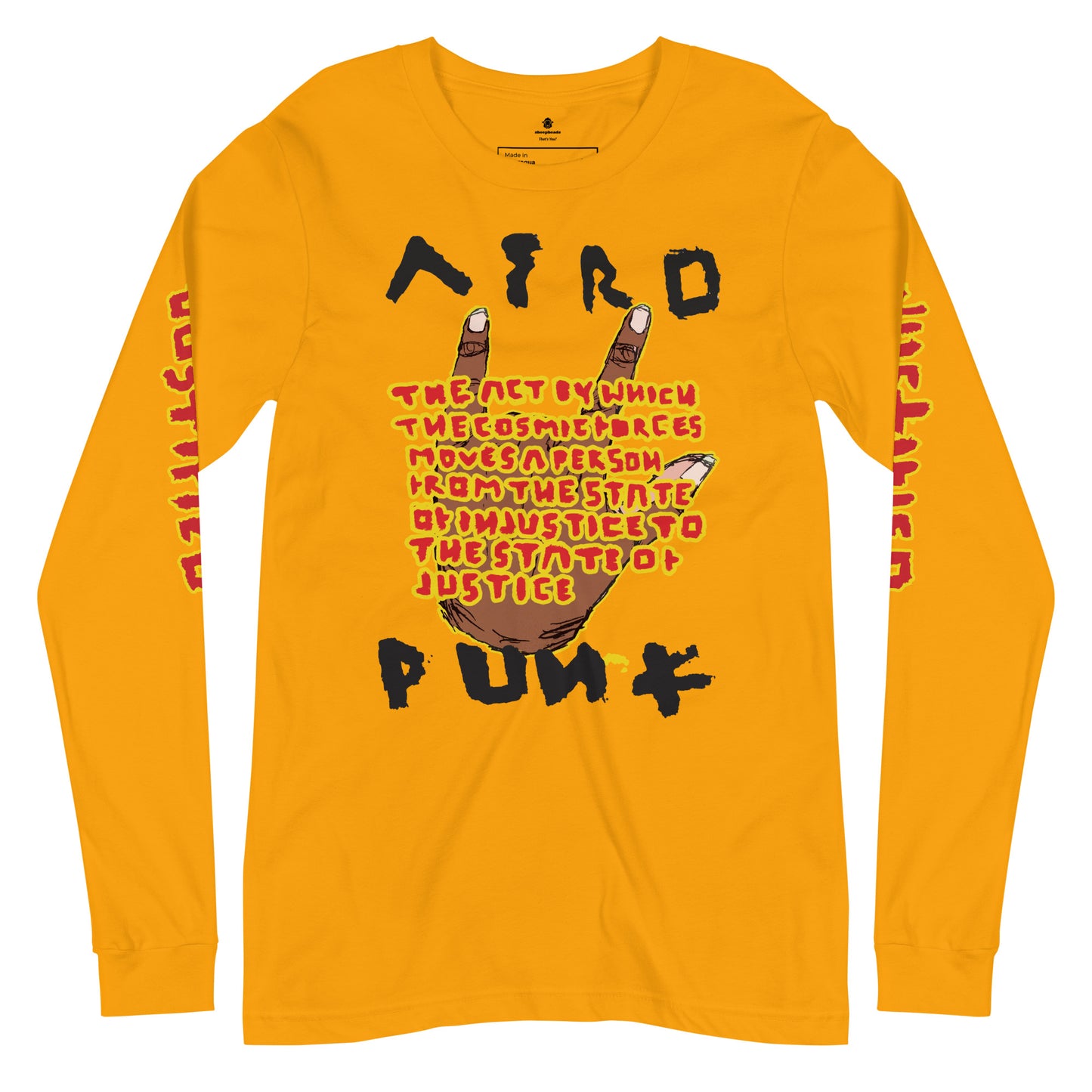 AFRO Punk Justified Unisex Long Sleeve Tee