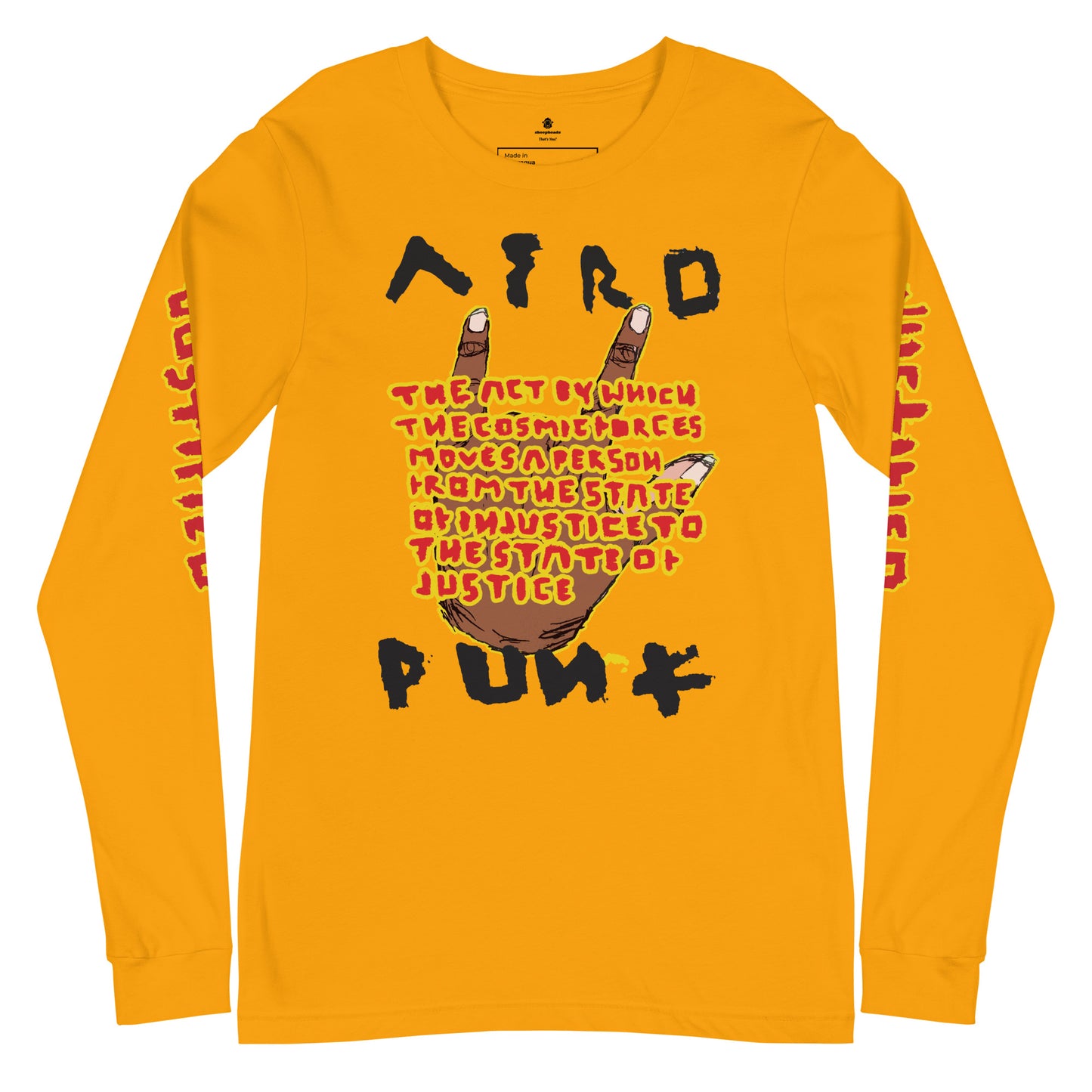 AFRO Punk Justified Unisex Long Sleeve Tee