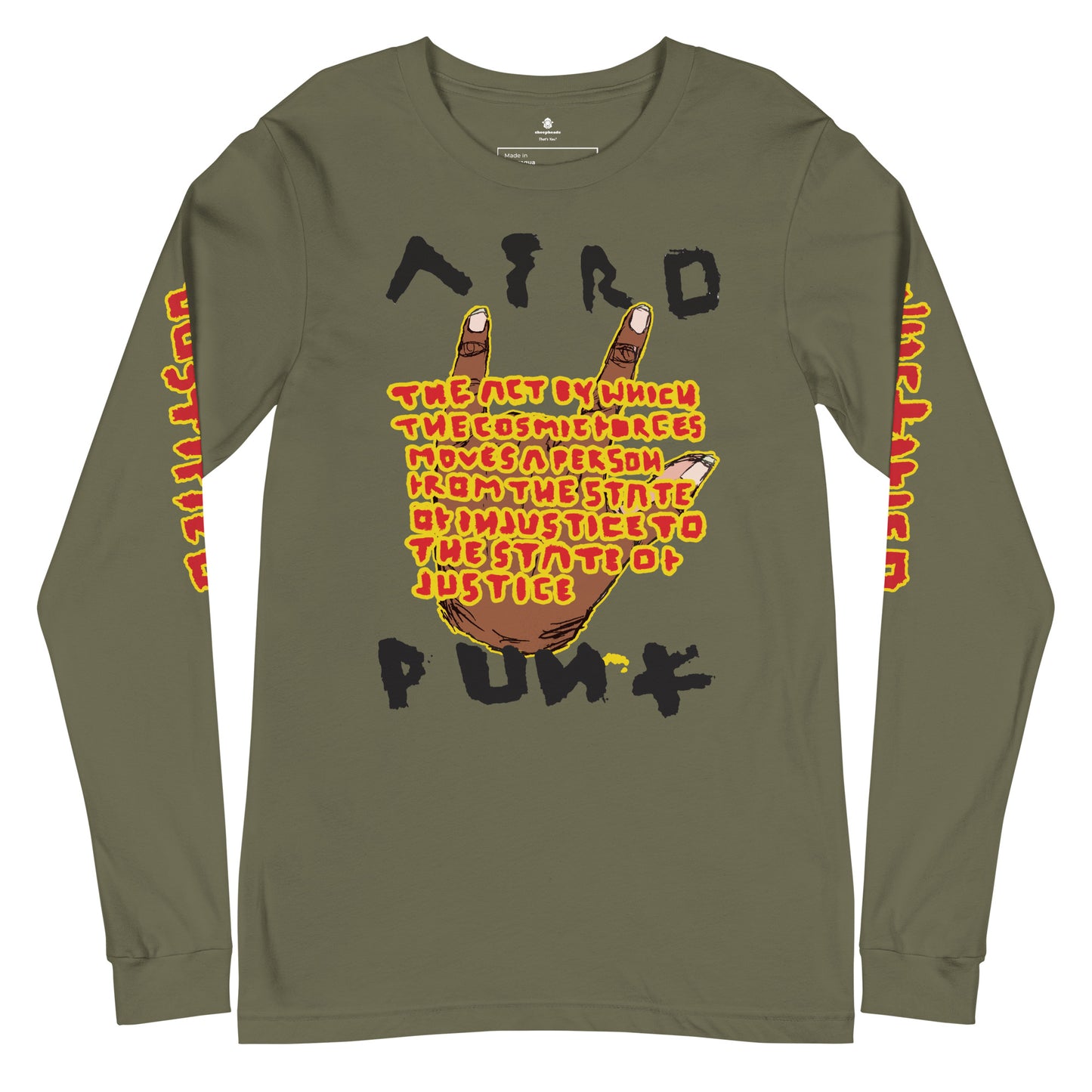 AFRO Punk Justified Unisex Long Sleeve Tee