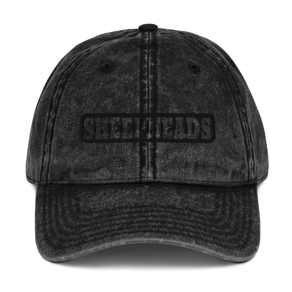 Sheepheads Logo Vintage Cotton Twill Cap