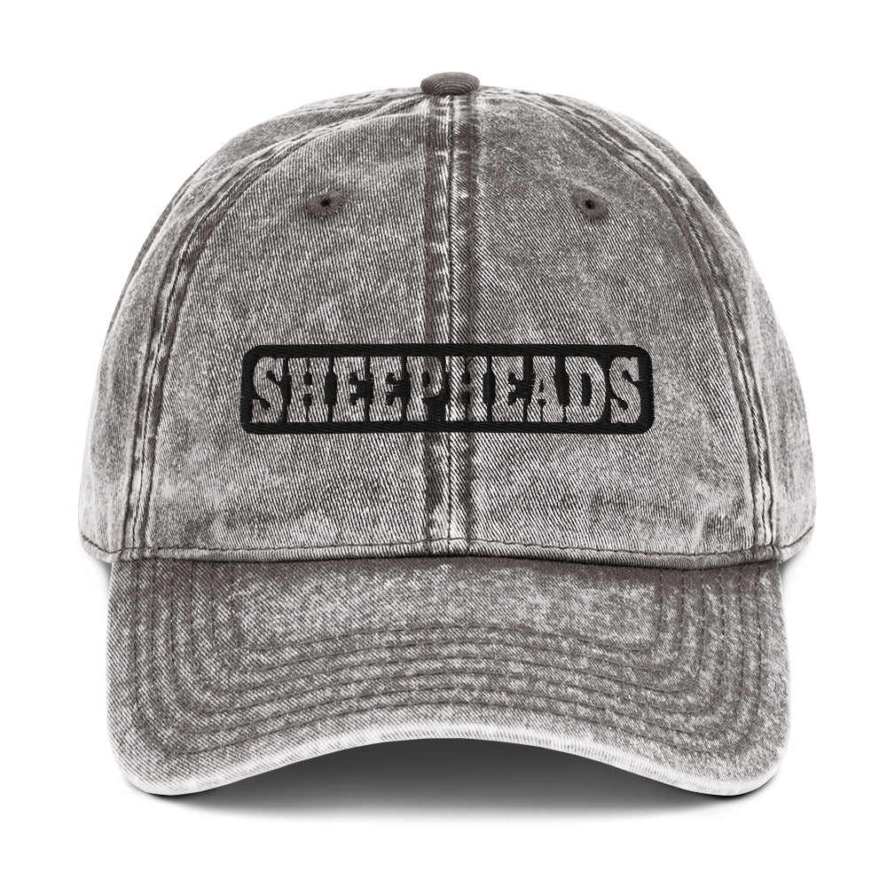 Sheepheads Logo Vintage Cotton Twill Cap