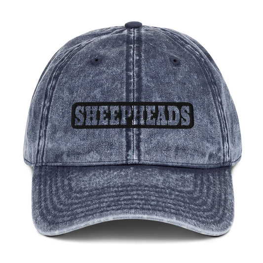 Sheepheads Logo Vintage Cotton Twill Cap