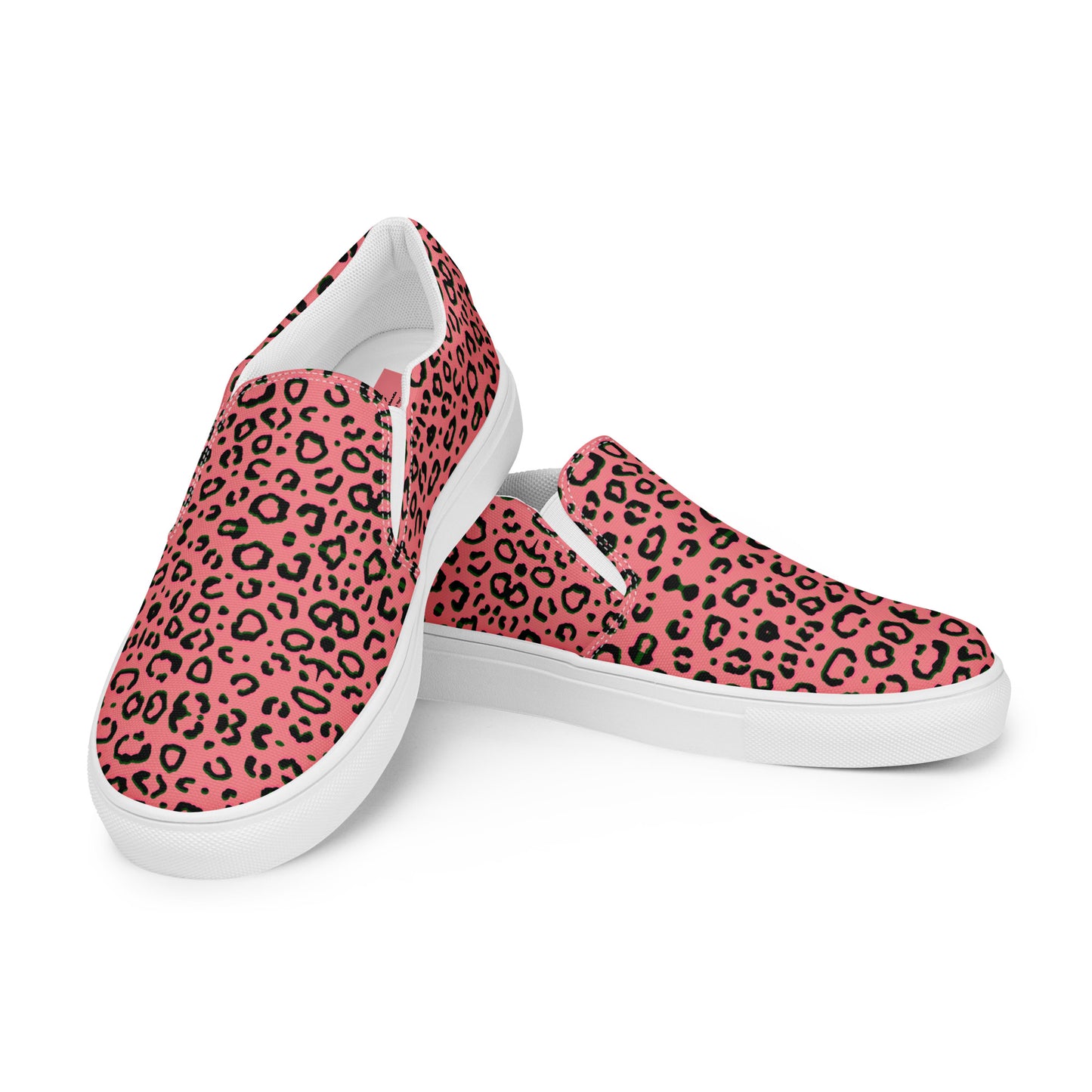 Leopard Men’s slip-on canvas shoes