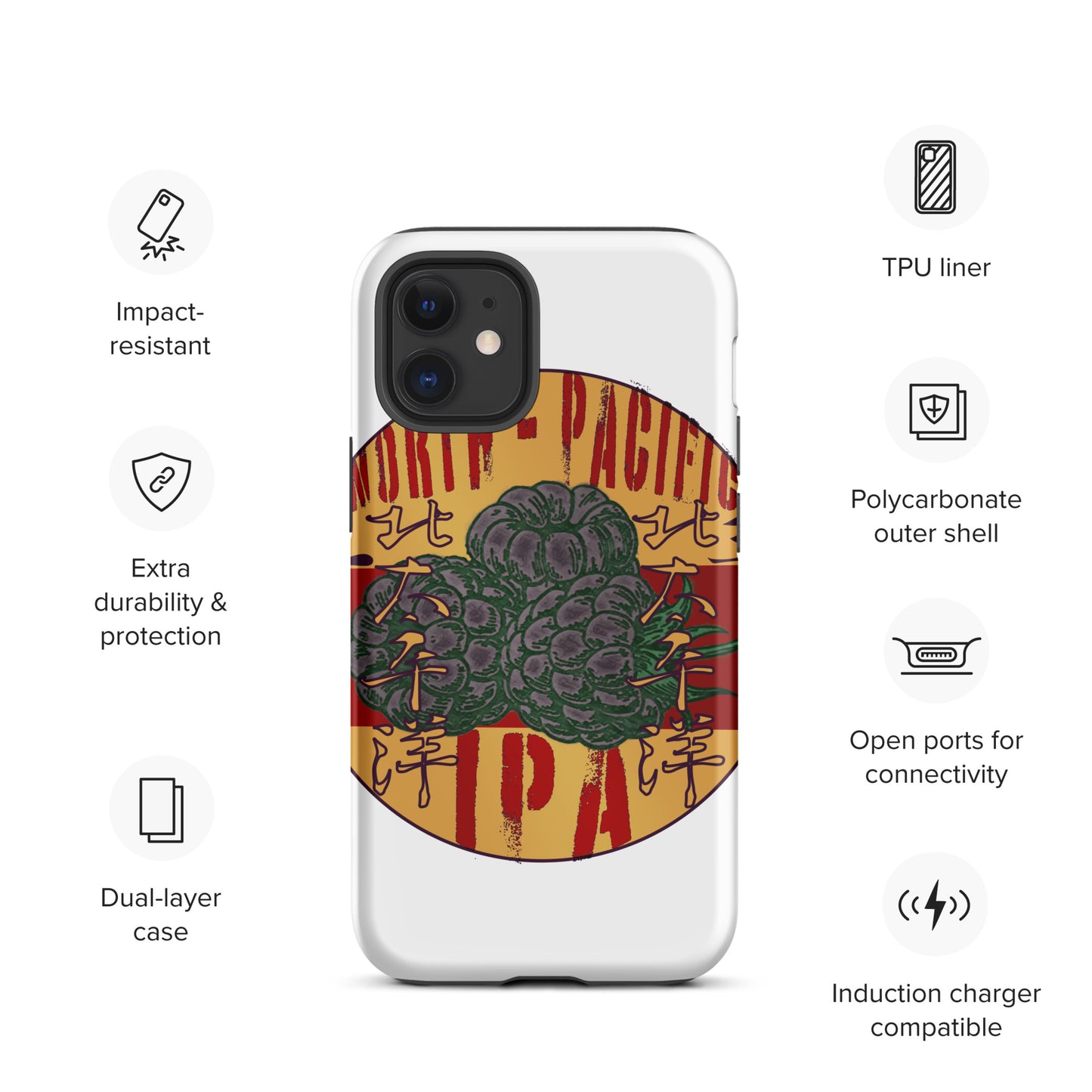 IPA - North Pacific 3 Tough iPhone case