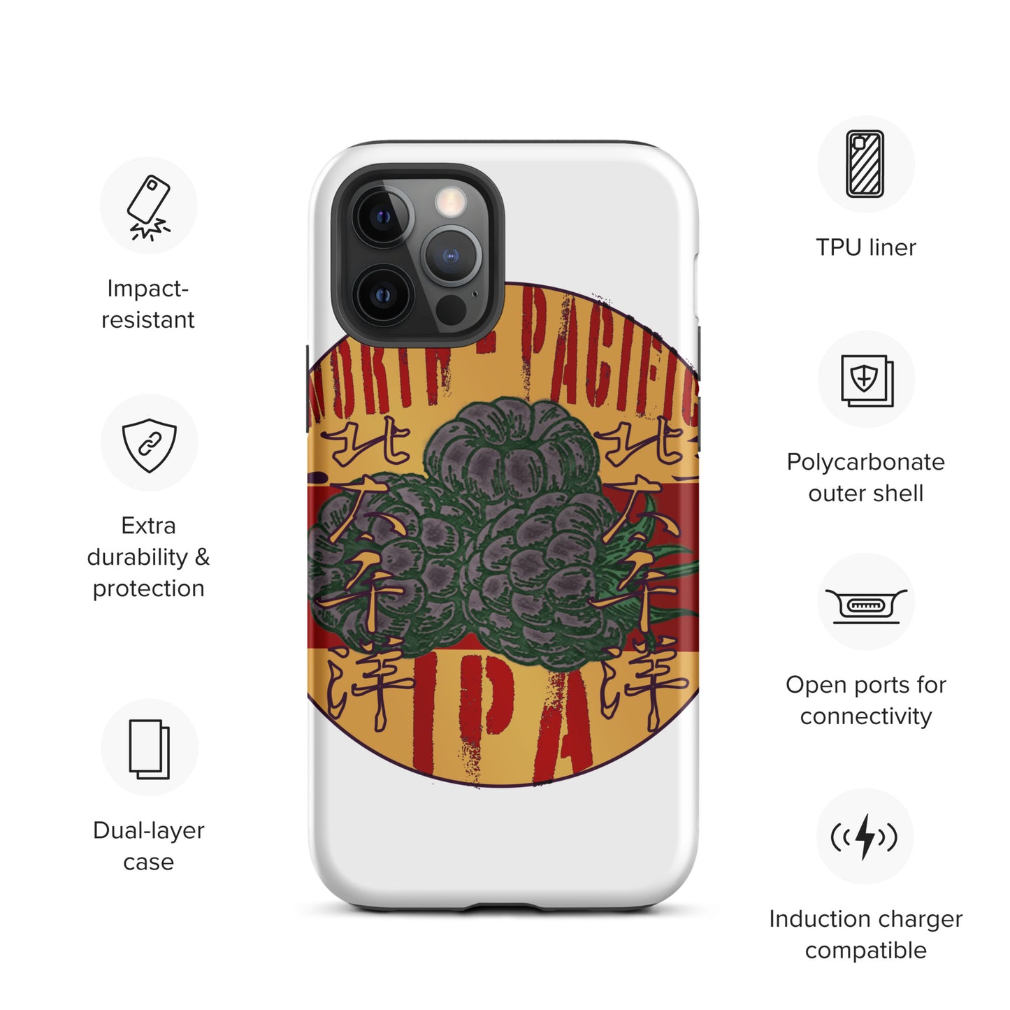 IPA - North Pacific 3 Tough iPhone case