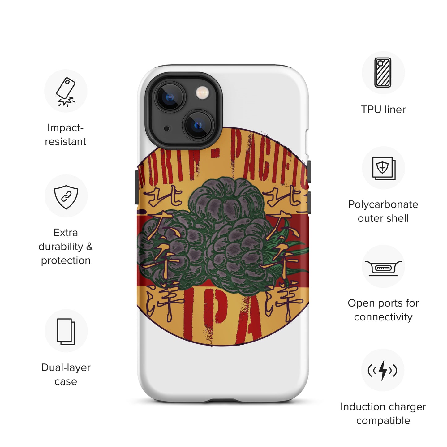 IPA - North Pacific 3 Tough iPhone case