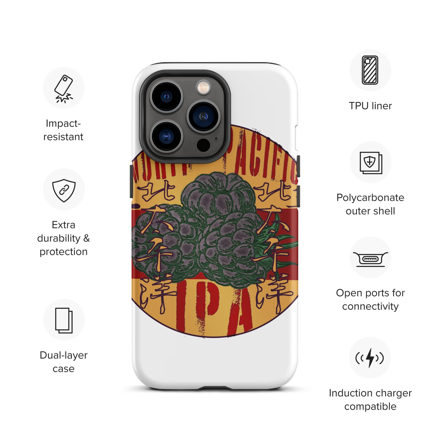 IPA - North Pacific 3 Tough iPhone case