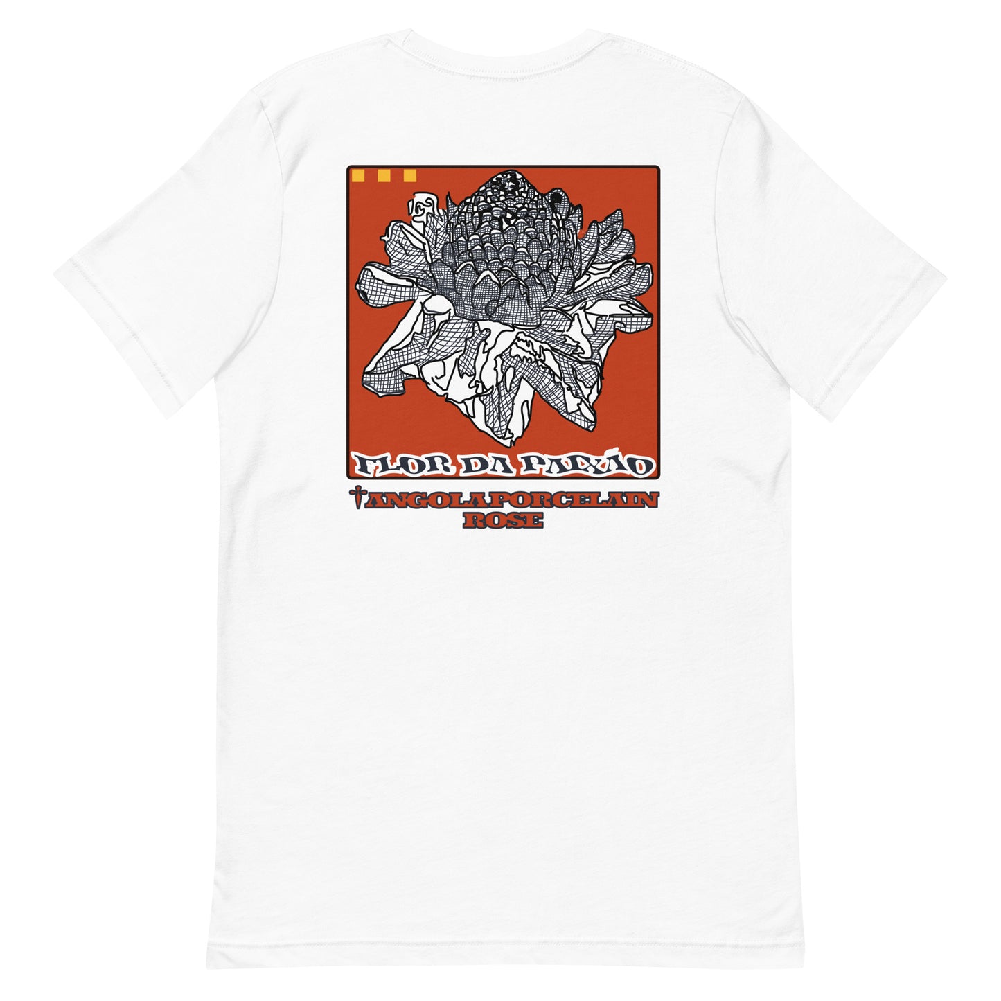 Angola Porcelain Rose (Passion Flower) Unisex t-shirt